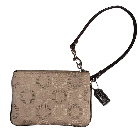 Coach Op Art C Wristlet - Picture 1 of 6